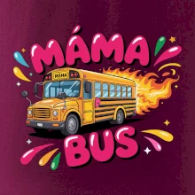Máma bus - žlutý autobus