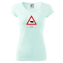 Dopravní značka - Pozor koně / kráva