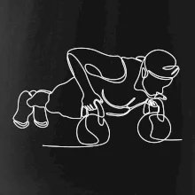 Kitebell posilování jedním tahem