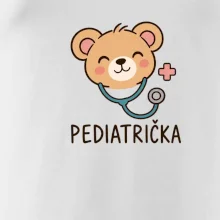 Pediatrička - minimalistický medvídek s křížkem