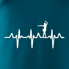 EKG tanečnice salsy