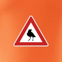 Dopravní značka - Pozor havran