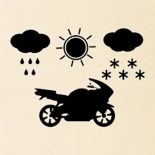 Motorkář za každého počasí - silnice