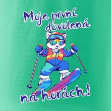 Moje první dovolená na horách modrá liška