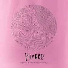 Praděd - vrstevnice v kruhu