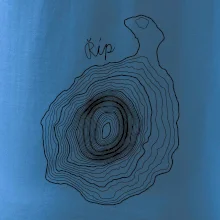 Říp - vrstevnice psací