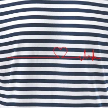 Poker EKG srdce červené