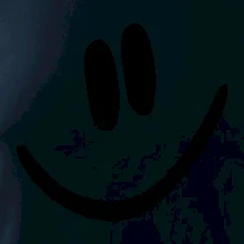 Emoji bez obrysu - usměv