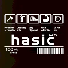 Čárový kód - Hasič