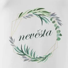 Nevěsta květinový kruh zelený