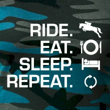 Ride Eat Sleep Repeat koně