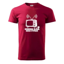 Svoboda slova nemá vypínač retro televize