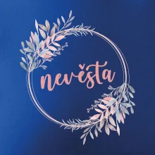 Nevěsta květinový kruh růžový