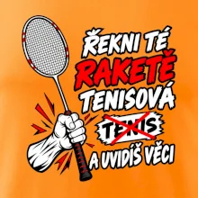 Badmintonová raketa není tenisová