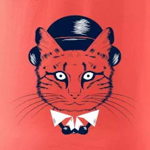 Kočka hipster s kloboukem