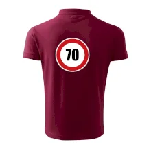 Dopravní značka - omezení rychlosti 70