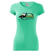 Bagrista v kruhu - vlastní nápis