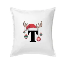 Vanoční rodinná trička - písmeno a čepice