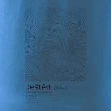 Ještěd - vrstevnice v obdélníku