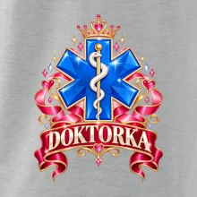 Doktorka - stuhy a kříž