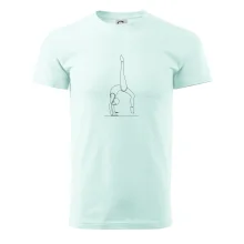 Gymnastika na rukou jedním tahem