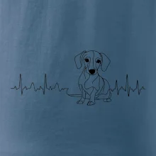 EKG křivka jezevčík