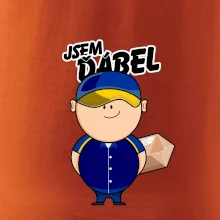 Jsem ďábel doručovatel modro žlutý