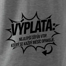Výplata nejlepší šéfův vtip, který se každý měsíc opakuje