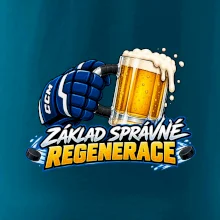 Hokejová regenerace s pivem