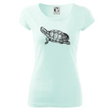 Tužkou kreslená želva