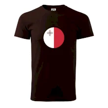 Vlajka Malta kulatá velká