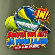 Soupeř vidí aut já vidím lajnu