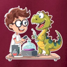 Chemik a dinosaurus - kluk