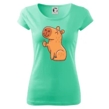 Kapybara s palcem nahoru