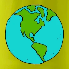 Planeta na prsu - Amerika