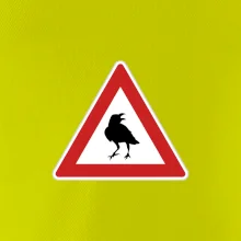 Dopravní značka - Pozor havran