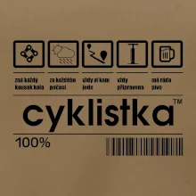 Čárový kód - Cyklistka