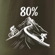 Narozeniny cyklista a lyžař 80