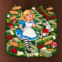 Alenka v říši dluhů finanční bludiště