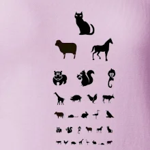 Oční test zvířatka