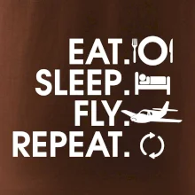 Eat sleep fly repeat