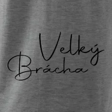 Velký brácha - nápis na zádech