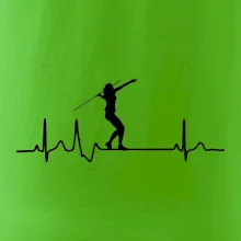 EKG hod oštěpem žena