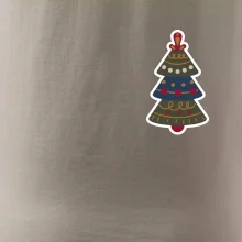 Folklor na prsu vánoční stromek