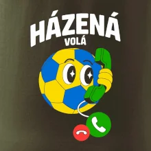 Karikatura házená volá