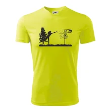 Disc golf - žena černý obrázek