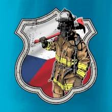 Hasič erb - Česká vlajka