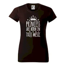 Princesses are born in (vlastní nápis měsíc narození)