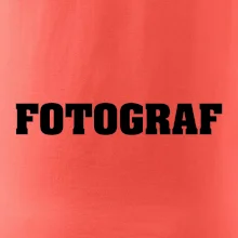 Novinář nápis - Fotograf