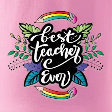 Barevné tužky best teacher ever